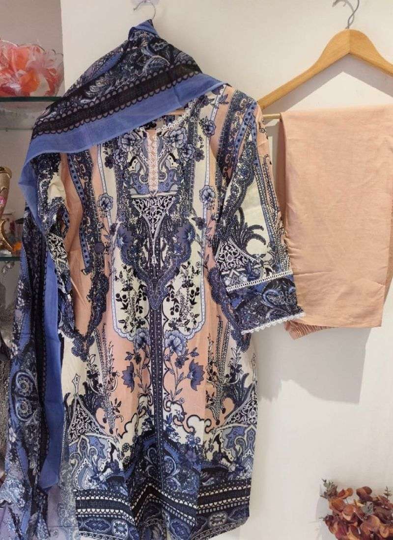 AZURE VOL 1 HEAVY LAWN COTTON READY WEAR BY HALA 